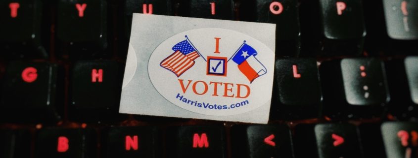 Texas "I Voted Sticker"